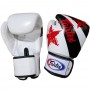 Fairtex BGV1 Боксерские Перчатки Тайский Бокс "Nation Print" Белый